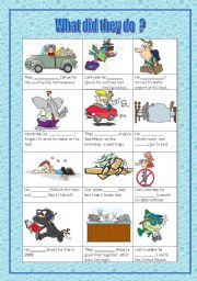 English Worksheet: Past simple