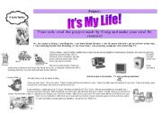 English Worksheet: Project: It is my life. Youve got a mail!