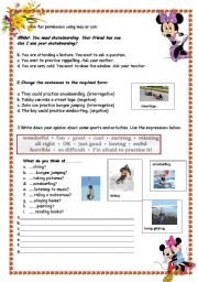 English Worksheet: MODAL VERB PARTE I.