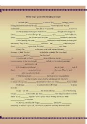 English Worksheet:  past simple