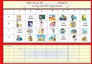 English Worksheet: PAIR WORK