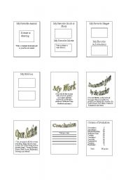 English Worksheet: Portfolio