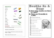 English Worksheet: Months of the year mixed activities.