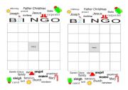 English worksheet: Christmas Bingo