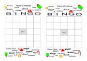 English Worksheet: Christmas Bingo