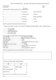 English Worksheet: exam