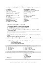 English Worksheet: friendship