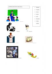 English Worksheet: occupations
