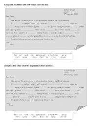 English Worksheet: Daily routines