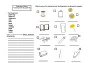 English Worksheet: Experiments_Magnets(CLIL LESSON)