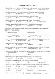 English Worksheet: error identification