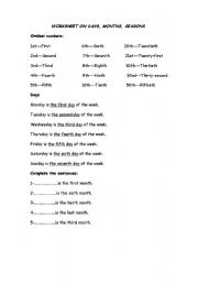 English worksheet: prepositions