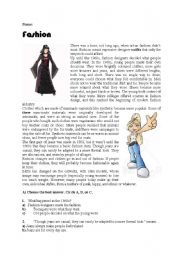 English Worksheet: Fashion