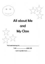 English Worksheet: All about Me