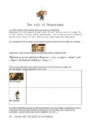 English worksheet: The tale of Despereaux