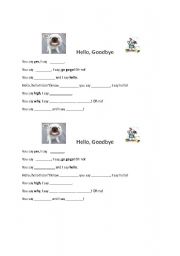 English Worksheet: 