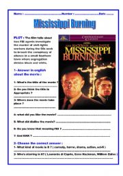 Movie : Mississippi Burning