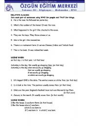 English Worksheet: relative clauses