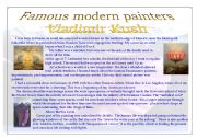 English Worksheet: Modern Painters. Vladimir Kush