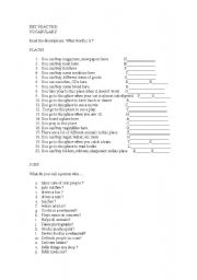 English Worksheet: KET PRACTICE