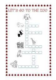 English worksheet: ANIMALS