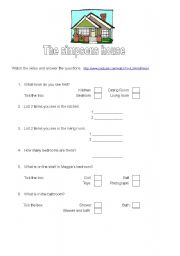 English worksheet: The Simpsons house