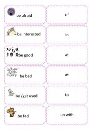 Be + Adjective + Preposition + Gerund 