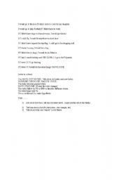 English worksheet: second conditional