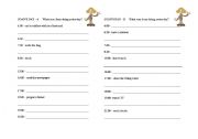 English Worksheet: Joans diary