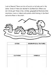 English Worksheet: Basic Scottish vocabulary