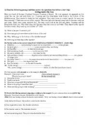 A Comprehensive Elementary Examination Paper For Grade 9