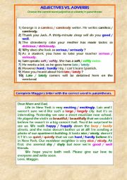 Adjectives and Adverbs