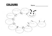 English Worksheet: colours