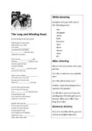 Listening Lesson: The Long and Winding Road (The Beatles)