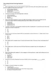English Worksheet: Food&Bverage Service for tourism