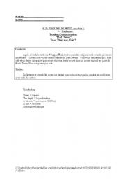 English Worksheet: reading comprehension