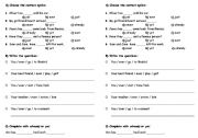 English Worksheet: Present Perfect 1/2