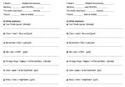 English Worksheet: Present Perfect  2/2