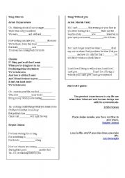 English worksheet: Heaven by Brian Adams