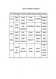 English worksheet: Personal Information