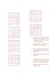 English Worksheet: Directions