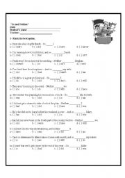 English Worksheet: and so / and neither