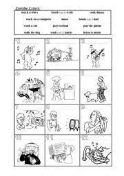 English Worksheet: Everyday activities/daily routines (1)