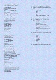English Worksheet: Beautiful Day U2