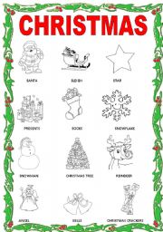English Worksheet: christmas