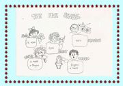 English Worksheet: The five senses