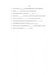 English Worksheet: Phrasal verbs GET