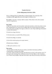 English worksheet: Sequence the story (Health theme)