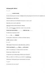 English Worksheet: gossip girl S4EP01 DICTATION