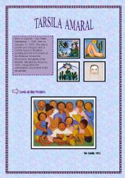 English worksheet: Biography Tarsila Amaral